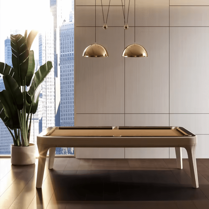 White Billiards|  The Morris Modern Slate | Pool Table | 7′-8′-9′ - Image 6