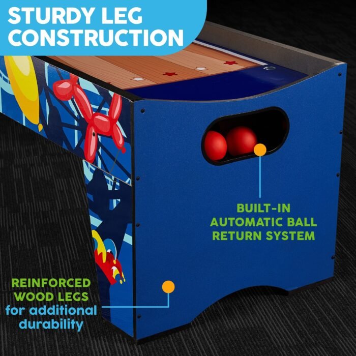 7.3 Ft. Roll and Score Compact Arcade Game, Blue by - Image 6