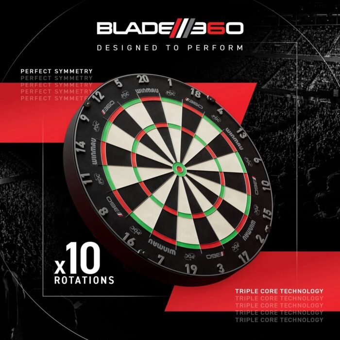 Winmau Blade 360 Triple Core Dartboard - Image 4