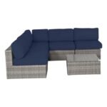 Outdoor Wicker Seating Group With Cushions - Image 3