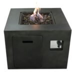 Compact Outdoor Fire Pit 40,000 BTU - Charcoal - Image 3