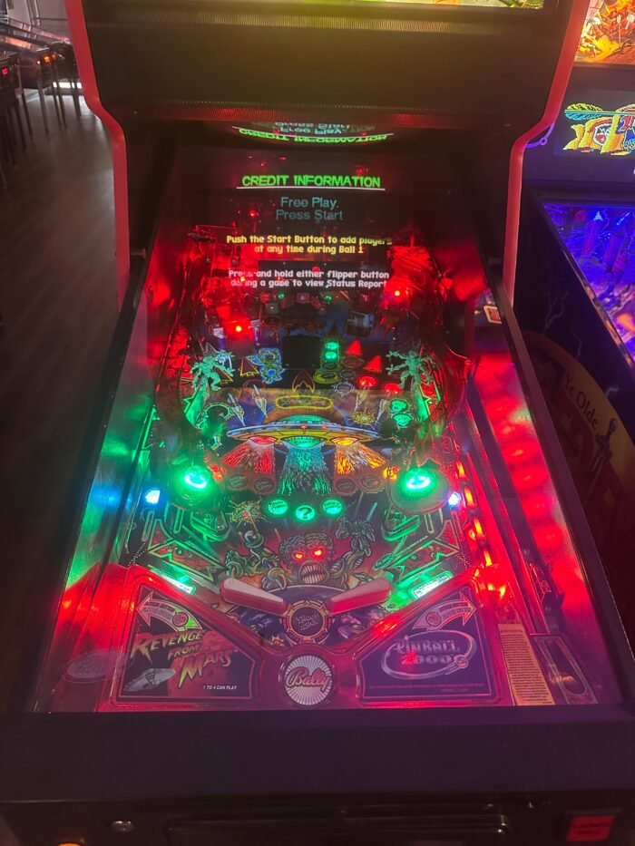 Bally Revenge From Mars Pinball Machine - Image 6