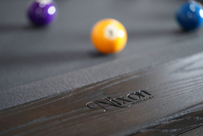Nixon KAI 8' Slate Pool Table in Waxed Brown Finish w/ Dining Top Option - Image 11