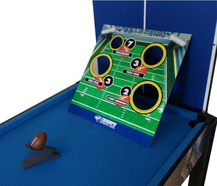 13-In-1 Combo Game Table Includes Basketball, Table Tennis, Billiards, Push Hockey, Launch Football, Baseball, Tic-Tac-Toe, and Skee Bean Bag Toss - Image 12