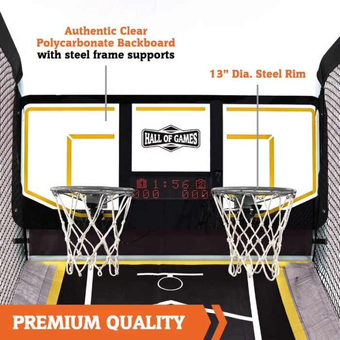 Xtra Long Shot Ez-Fold Premium Arcade Game with Built-In 4-Ball Storage Rack - Image 2