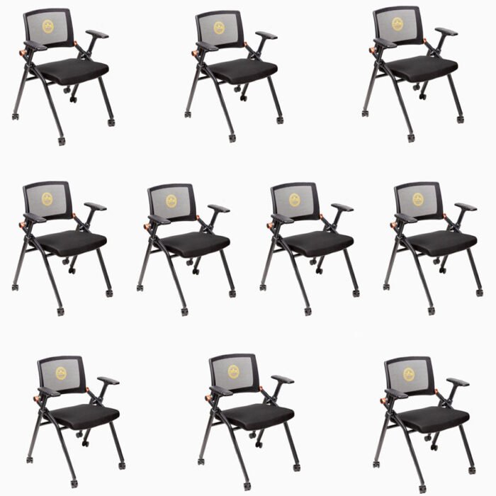Triton Folding Poker Chairs With Wheels - Image 7