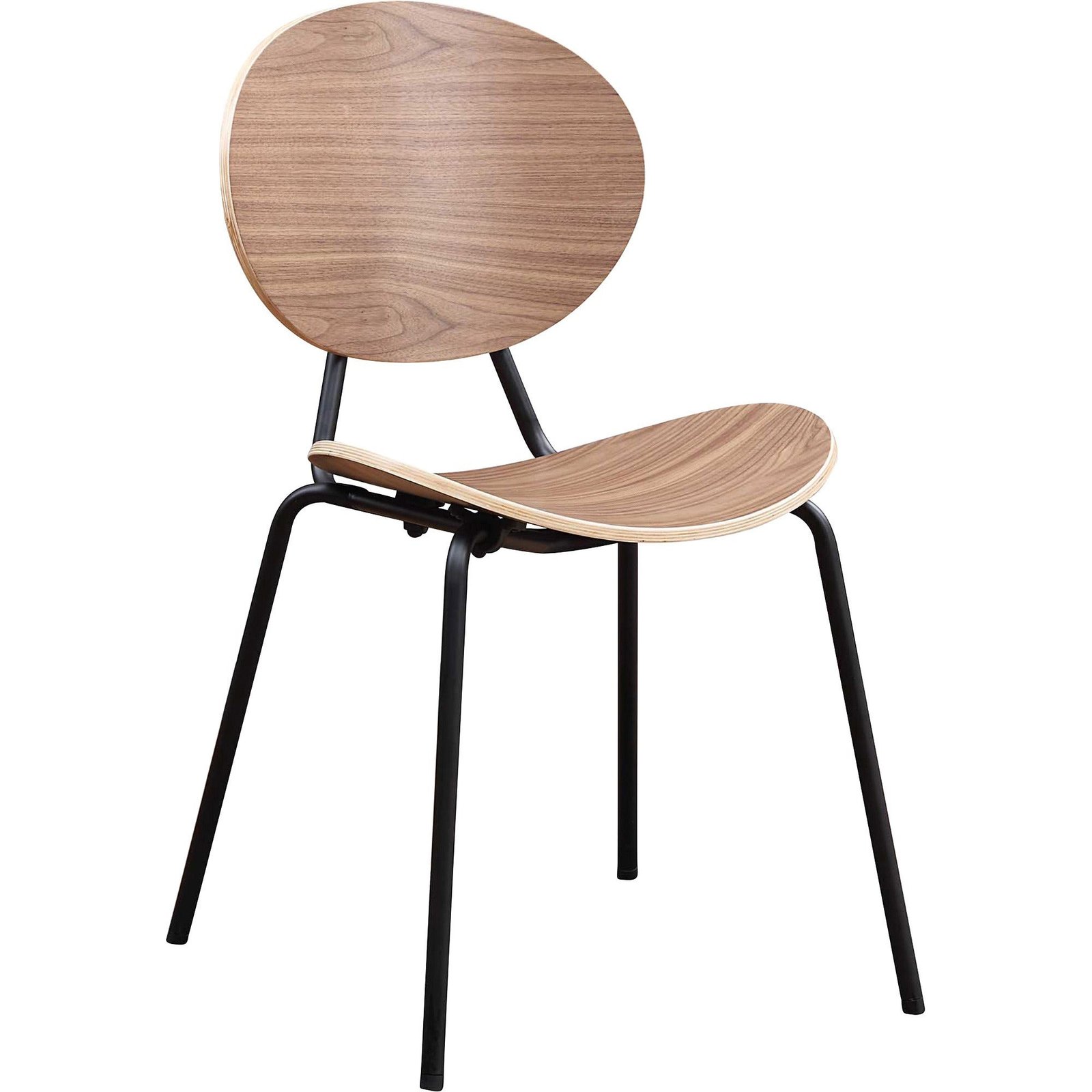 1064857679 Lorell Bentwood Cafe Chairs - Set of 2 - Image 1