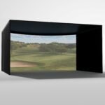 Curved Golf Simulator Enclosure Kit with Impact Screen - Image 15
