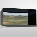 Curved Golf Simulator Enclosure Kit with Impact Screen - Image 18
