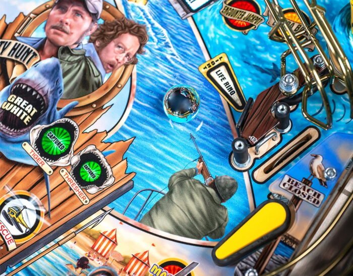 JAWS 50th Anniversary Premium Pinball Machine - Image 14