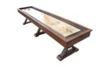 Playcraft 12' Santa Fe Pro-Style Shuffleboard Table in Cocoa Bean - Image 8