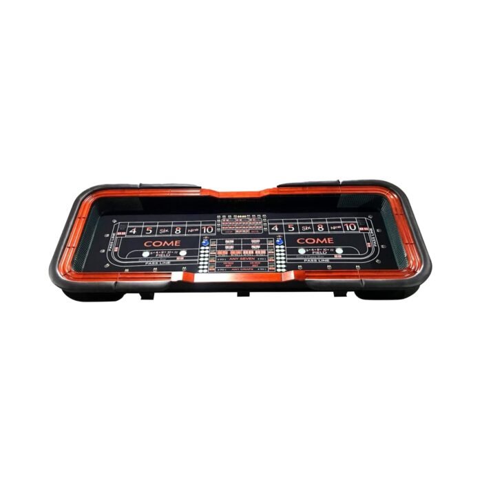 12FT Casino Style Craps Table With Full Drink Rail And Cushion Rim Cover (SAK35098) - Image 4