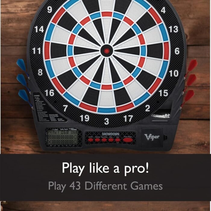 Showdown Electronic Dartboard Sport Size over 30 Games with 590 Options Automati - Image 3