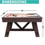 Freetime Fun Baddah Bing 54″ Bumper Pool – K66, Espresso - Image 4