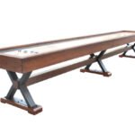 Playcraft 14' Santa Fe Pro-Style Shuffleboard Table in Cocoa Bean