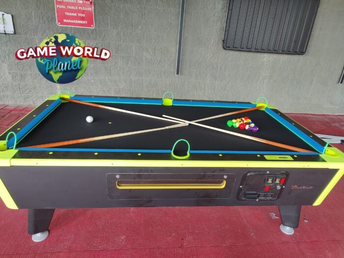 Great American Neon Lites Coin Operated Pool Table - Image 5