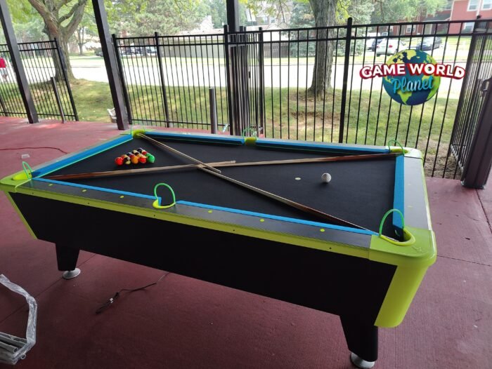 Great American Neon Lites Coin Operated Pool Table - Image 6