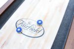 Playcraft 12' Santa Fe Pro-Style Shuffleboard Table in Cocoa Bean - Image 14