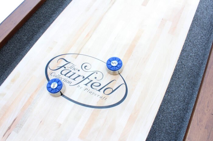 Playcraft 12' Santa Fe Pro-Style Shuffleboard Table in Cocoa Bean - Image 14