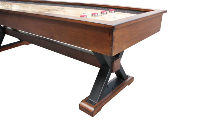 Playcraft 12' Santa Fe Pro-Style Shuffleboard Table in Cocoa Bean - Image 10