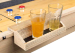 Freetime Fun The Rockford 2-Piece 12′ Upstairs/Downstairs Shuffleboard Table in Rustick Oak - Image 4