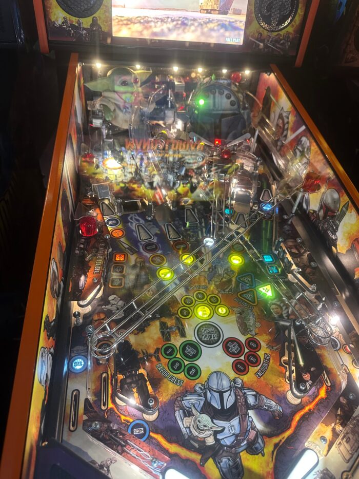 Stern Pinball LOADED The Mandalorian Premium Pinball Machine - Image 2
