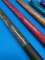 Stained Birdseye Maple with Textured Leather Wrap with OG Shaft - Image 2