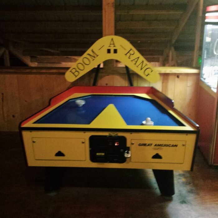 Great American Boom-A-Rang Air Hockey Table w/ Electronic Scoring - Image 4