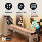 Shooting Star 9-Foot Roll Hop and Score Arcade Game Table - Image 4