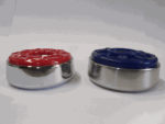 Playcraft 2 1/8” Deluxe Shuffleboard Weight - Set, 4 Red & 4 Blue - Image 2