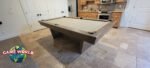 Nixon KAI 8' Slate Pool Table in Walnut Finish w/ Dining Top Option - Image 2