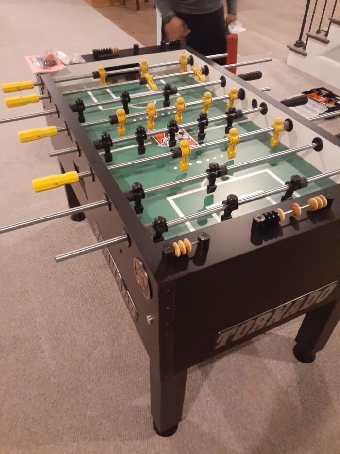 Tornado T-3000 Competition Foosball Table in Matte Black - Image 5