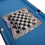 13-In-1 Combo Game Table Includes Basketball, Table Tennis, Billiards, Push Hockey, Launch Football, Baseball, Tic-Tac-Toe, and Skee Bean Bag Toss - Image 13
