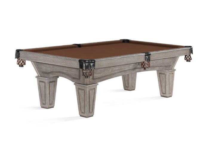 Brunswick Allenton 7ft American Pool Table with Tapered Leg - Driftwood - Image 4