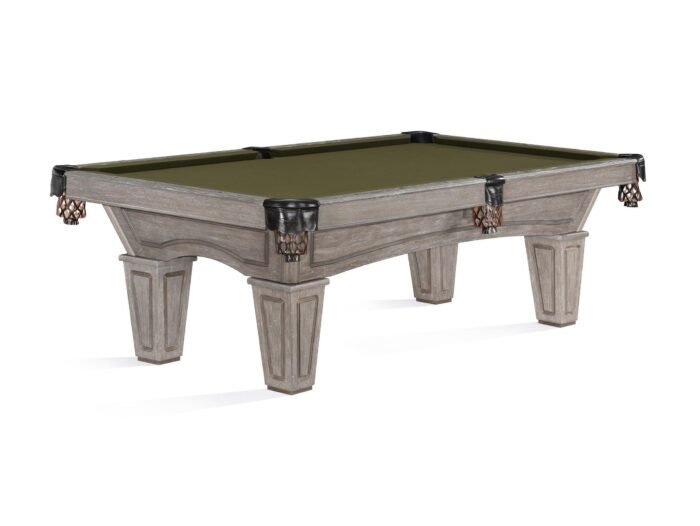 Brunswick Allenton 7ft American Pool Table with Tapered Leg - Driftwood - Image 11