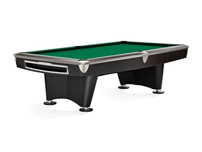 Brunswick Gold Crown VI 9ft American Pool Table With Drop Pocket - Matte Black - Image 3