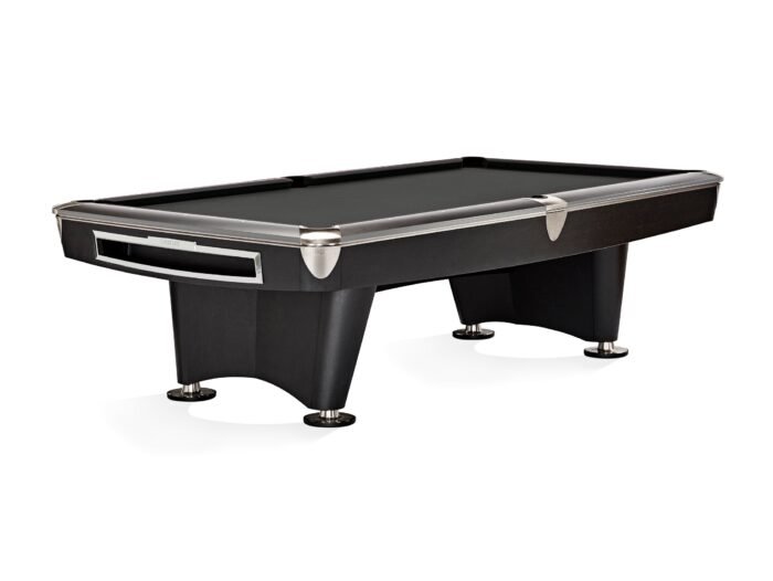 Brunswick Gold Crown VI 9ft American Pool Table With Drop Pocket - Matte Black - Image 5