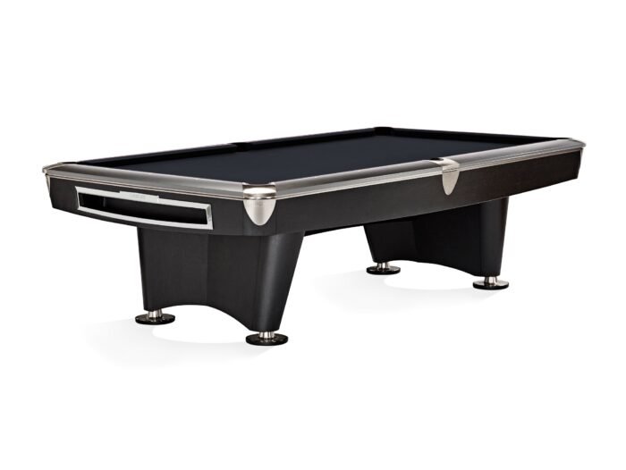 Brunswick Gold Crown VI 9ft American Pool Table With Gully - Matte Black - Image 6