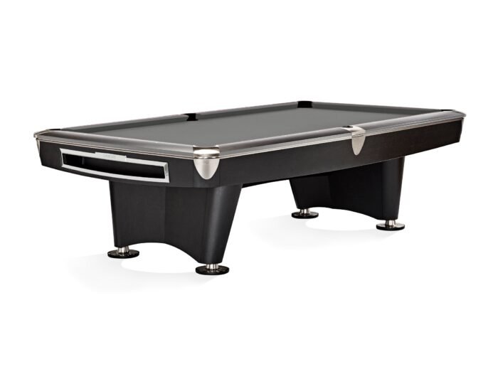 Brunswick Gold Crown VI 9ft American Pool Table With Drop Pocket - Matte Black - Image 8