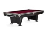 Brunswick Gold Crown VI 9ft American Pool Table With Gully - Matte Black - Image 9