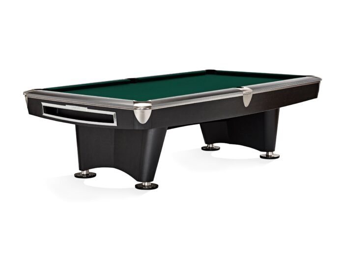 Brunswick Gold Crown VI 9ft American Pool Table With Drop Pocket - Matte Black - Image 16