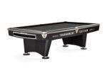 Brunswick Gold Crown VI Tournament Edition 9ft American Pool Table With Drop Pocket - Matte Black - Image 3