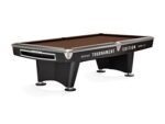 Brunswick Gold Crown VI Tournament Edition 9ft American Pool Table With Drop Pocket - Matte Black - Image 10