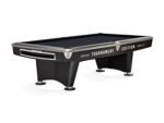 Brunswick Gold Crown VI Tournament Edition 9ft American Pool Table With Drop Pocket - Matte Black - Image 11