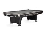 Brunswick Gold Crown VI Tournament Edition 9ft American Pool Table With Drop Pocket - Matte Black - Image 15