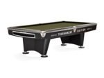 Brunswick Gold Crown VI Tournament Edition 9ft American Pool Table With Drop Pocket - Matte Black - Image 5