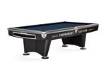 Brunswick Gold Crown VI Tournament Edition 9ft American Pool Table With Drop Pocket - Matte Black - Image 6