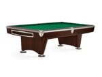 Brunswick Gold Crown VI 9ft American Pool Table With Drop Pocket - Two Tone Walnut and Espresso - Image 7