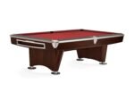 Brunswick Gold Crown VI 9ft American Pool Table With Drop Pocket - Two Tone Walnut and Espresso - Image 8