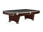 Brunswick Gold Crown VI 9ft American Pool Table With Drop Pocket - Two Tone Walnut and Espresso - Image 9
